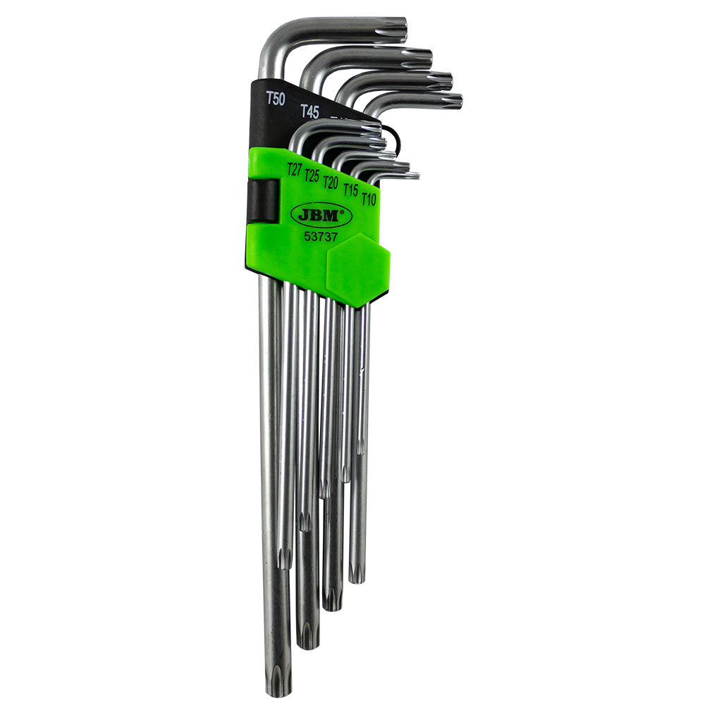 SET DE 9 LLAVES TORX EXTRALARGAS