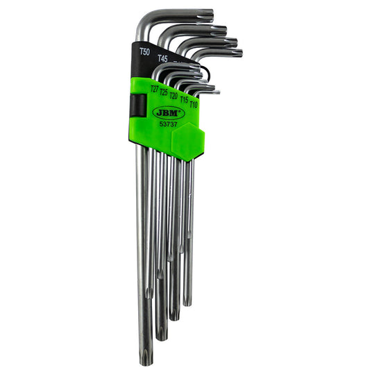 SET OF 9 EXTRA LONG TORX KEYS