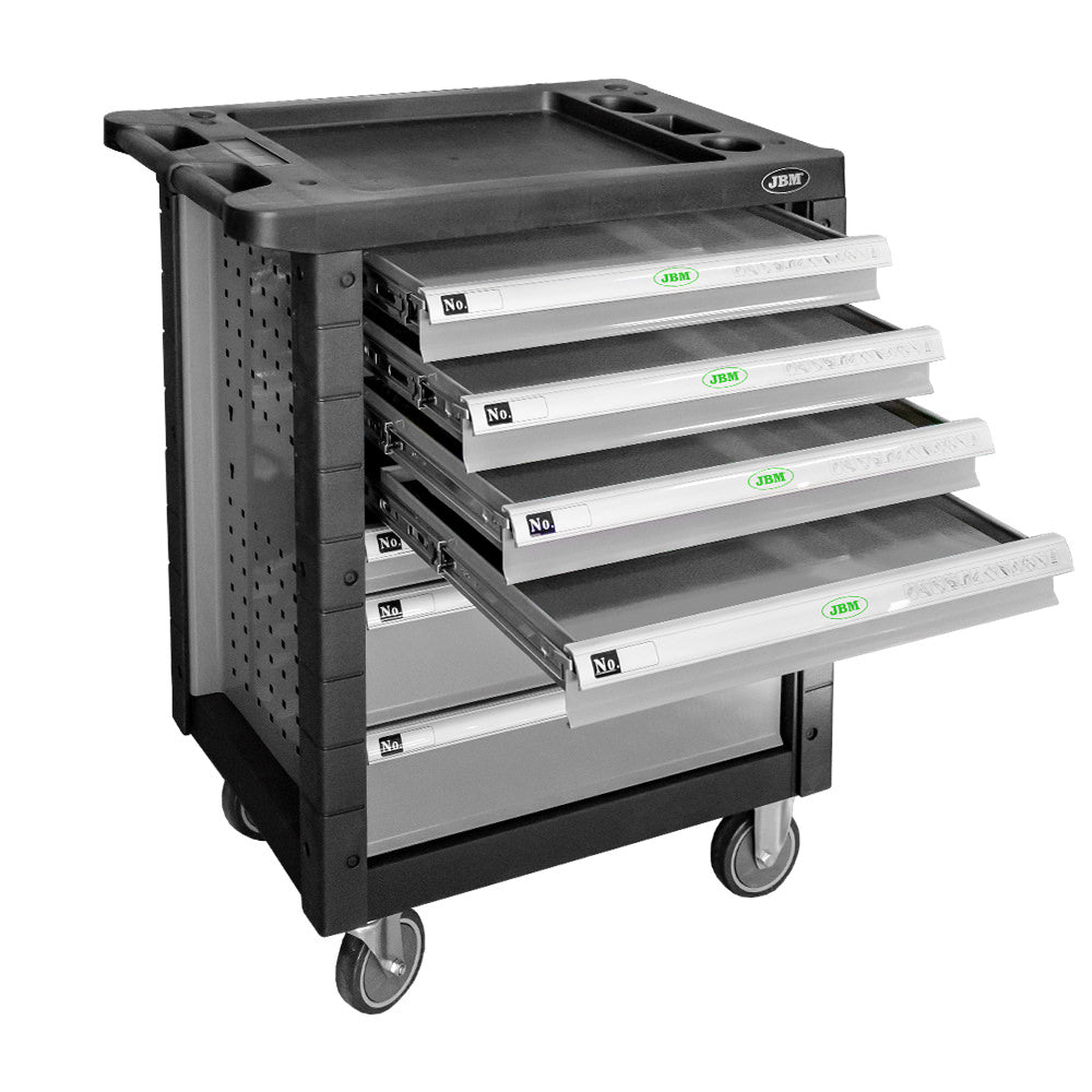 7 DRAWER TOOL CART GREY - EMPTY