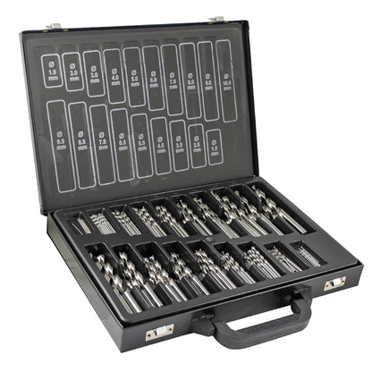 ESTUCHE DE BROCAS HELICOIDALES 1-10MM HSS 4341