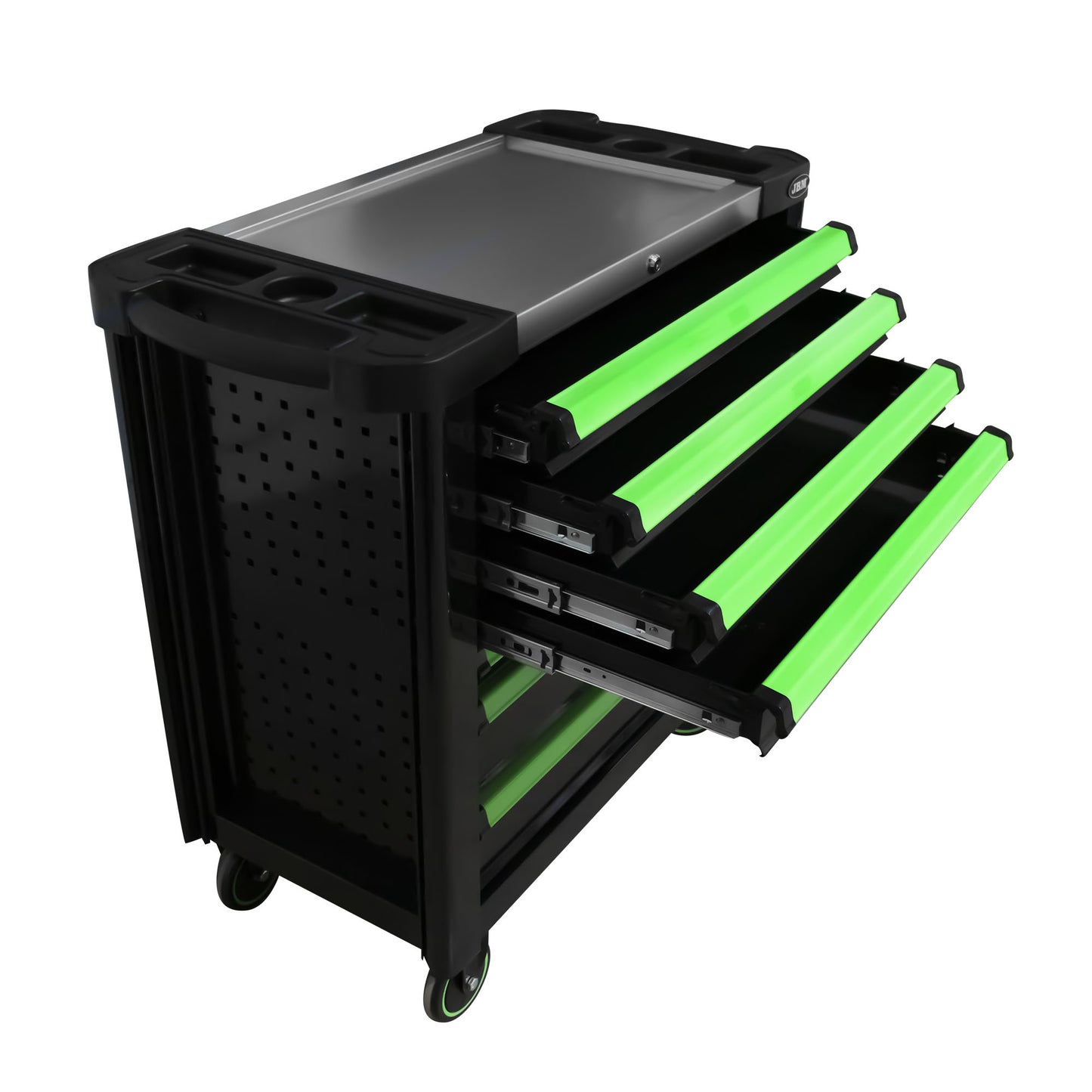 XL TOOL CART WITH 7 DRAWERS EMPTY - GREEN