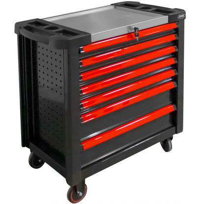 XL TOOL CART WITH 7 DRAWERS EMPTY - RED