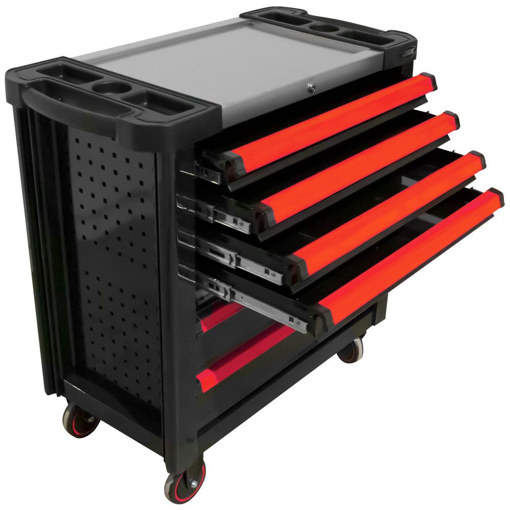 XL TOOL CART WITH 7 DRAWERS EMPTY - RED