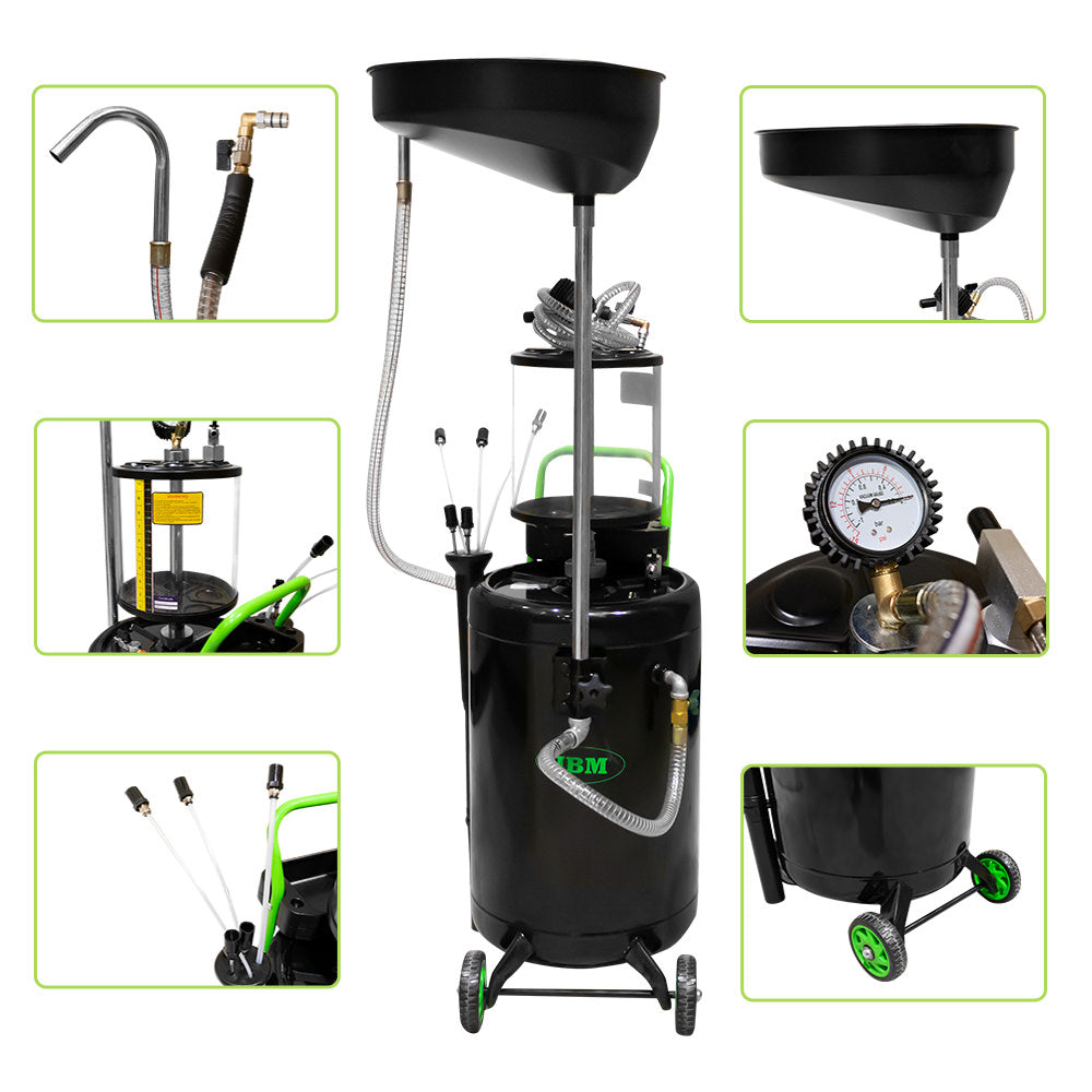 90L OIL COLLECTOR WITH SUCTION SYSTEM