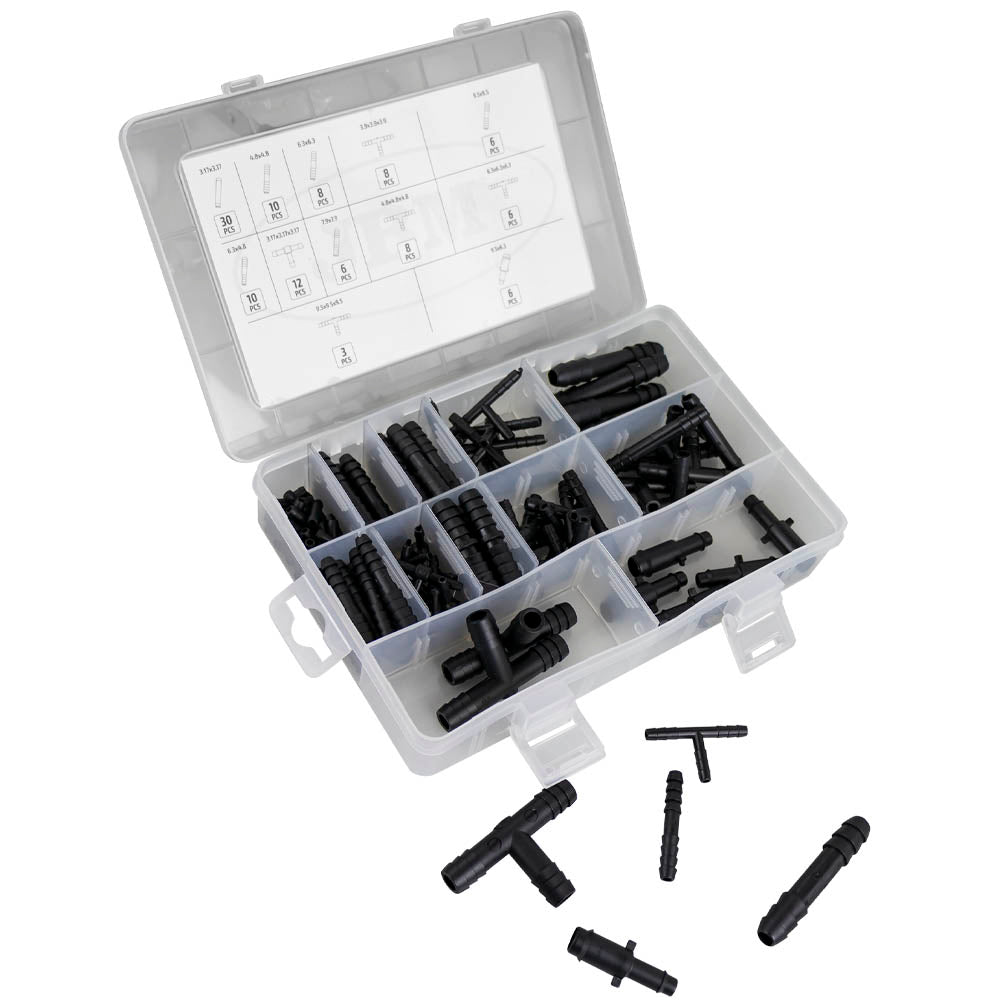 ESTUCHE DE CONECTORES DE MANGUERA 113PCS