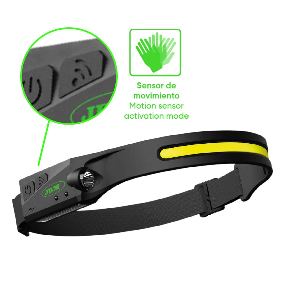 LINTERNA FRONTAL LED AJUSTABLE - 350LM
