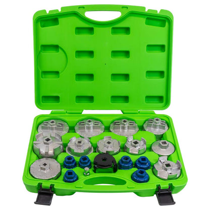 OIL FILTER PULLER SET / 19PCS IN ALUMINUM