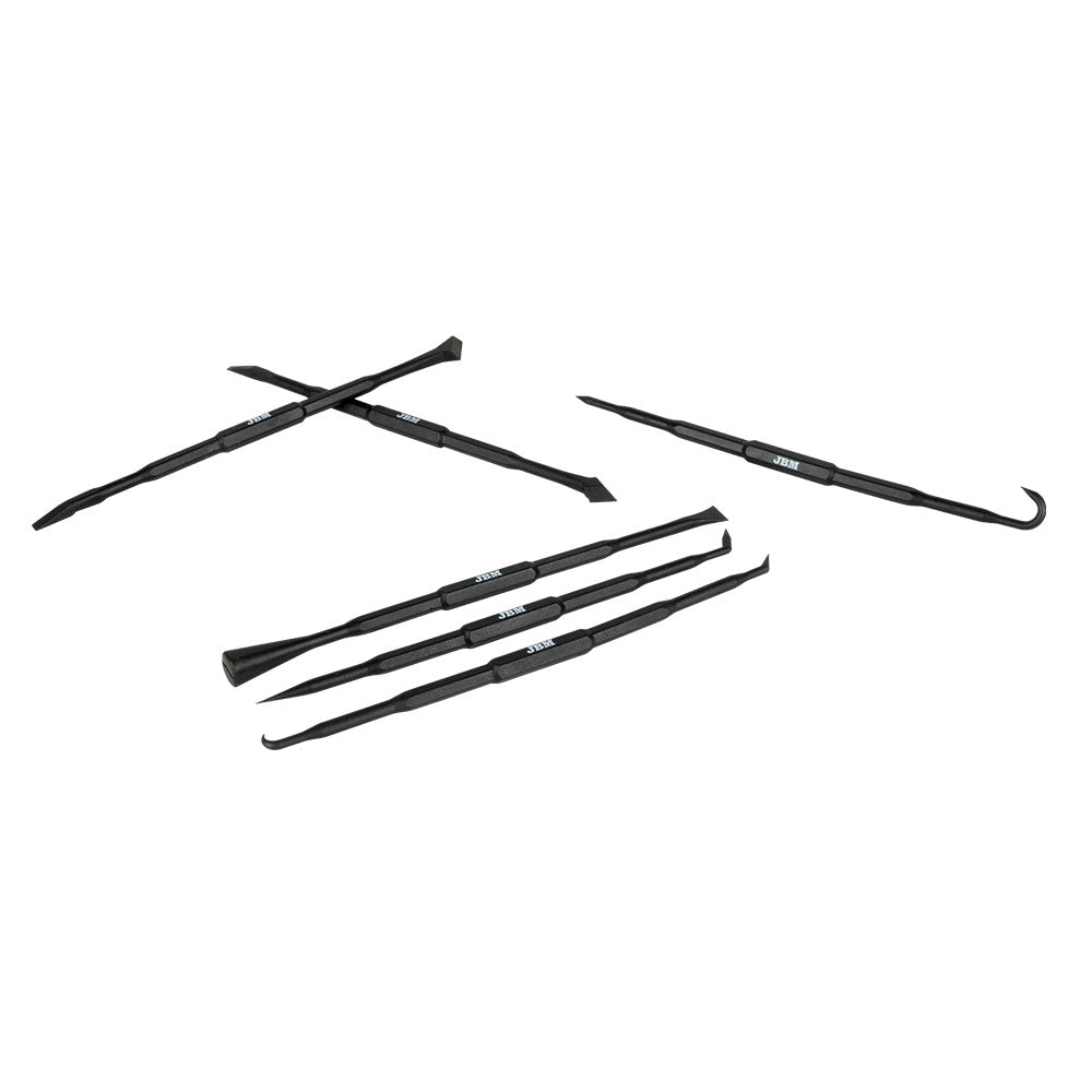 SET OF HOOKS, SPIKES AND ANTI-MARK LEVERS (6 PCS)