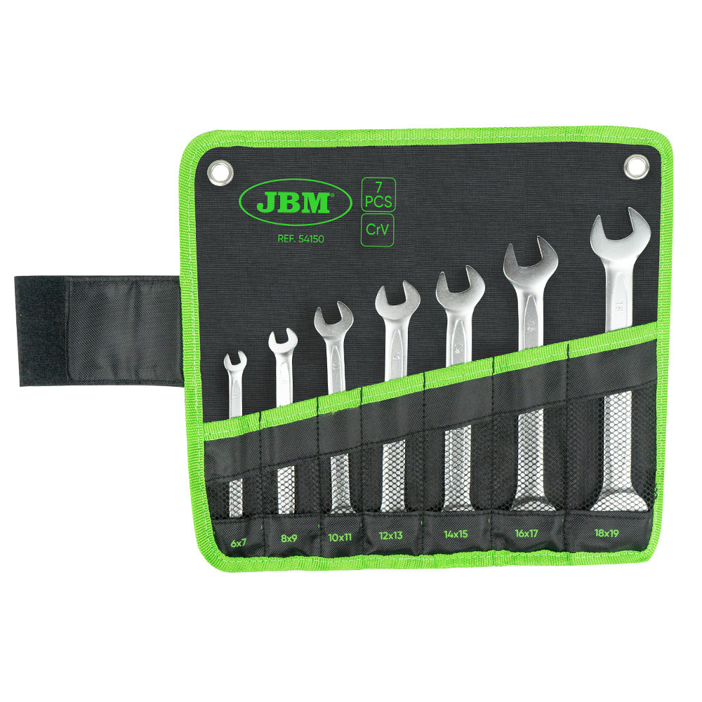 SET OF 7 FIXED WRENCHES