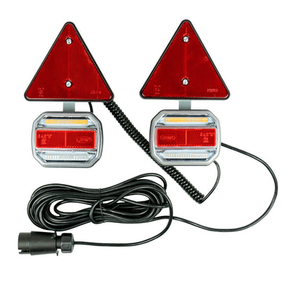 KIT MAGNÉTICO CON 2 PILOTOS LED Y 2 CATAREFLECTANTES