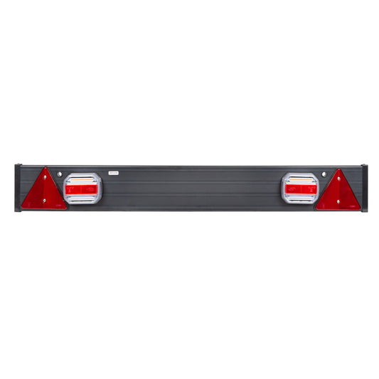BARRA PARA REMOLQUE CON 2 PILOTOS LED Y 2 CATAREFLECTANTES