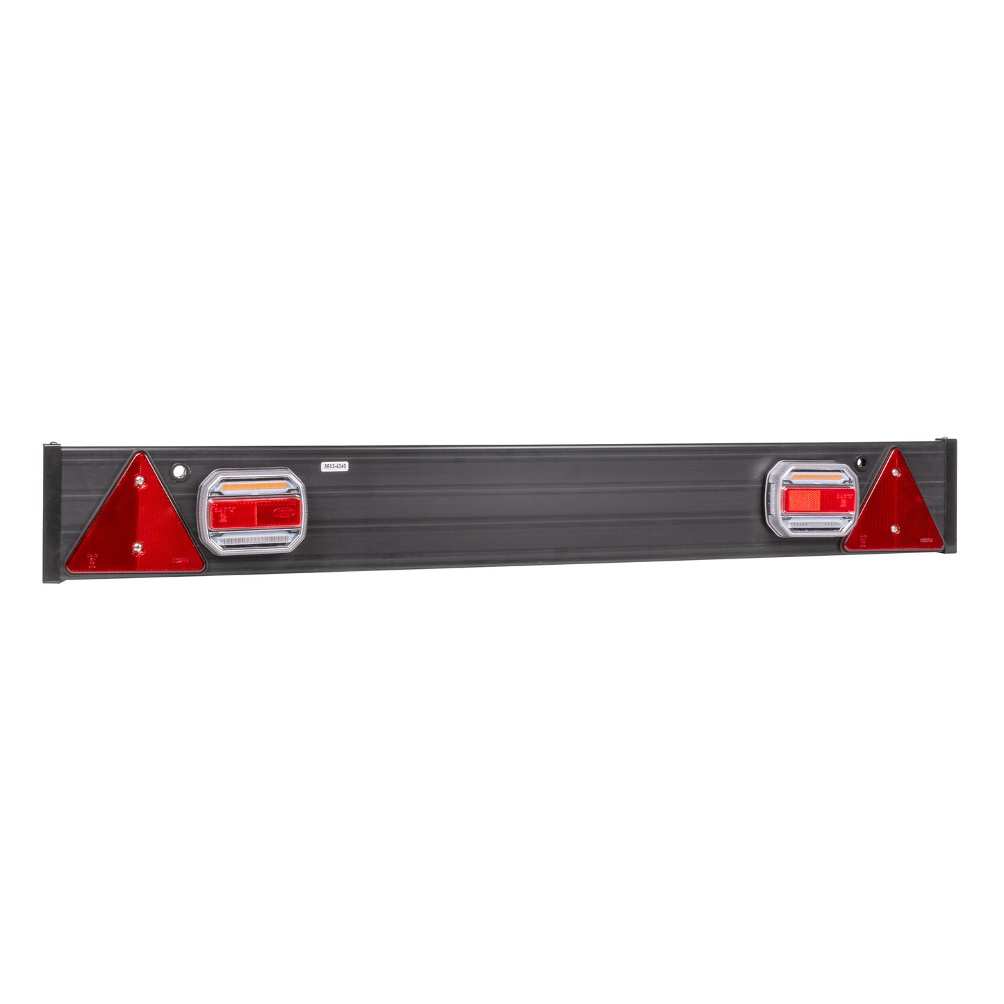 BARRA PARA REMOLQUE CON 2 PILOTOS LED Y 2 CATAREFLECTANTES