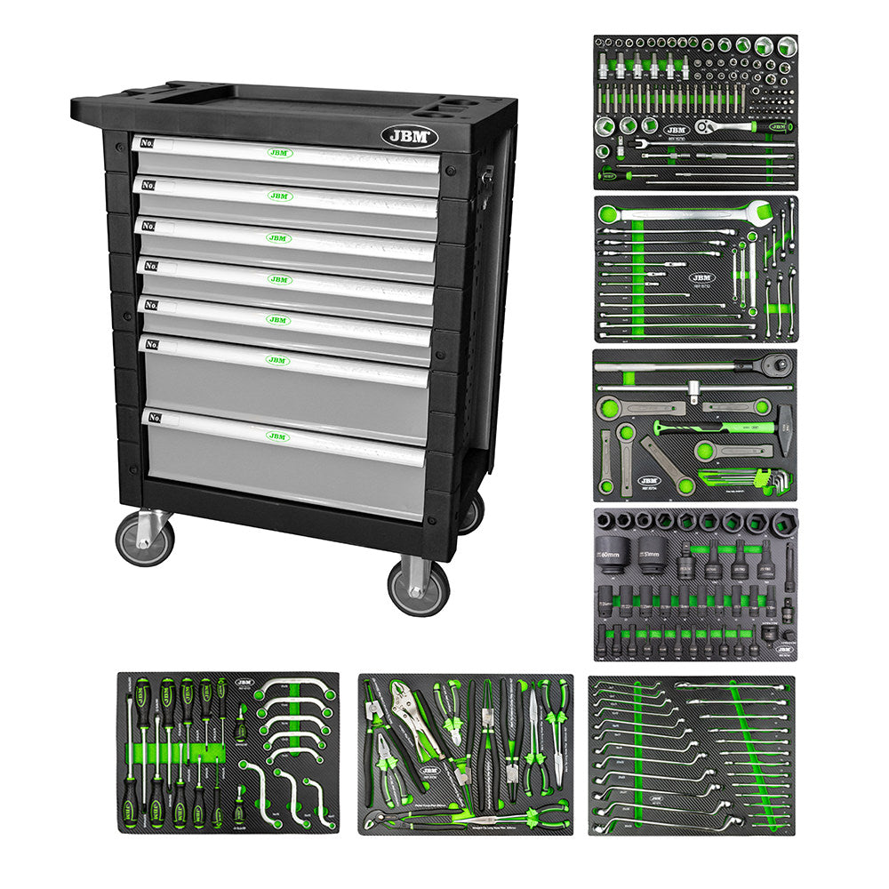 7 DRAWER TOOL CART GREY - SPECIAL TRUCK