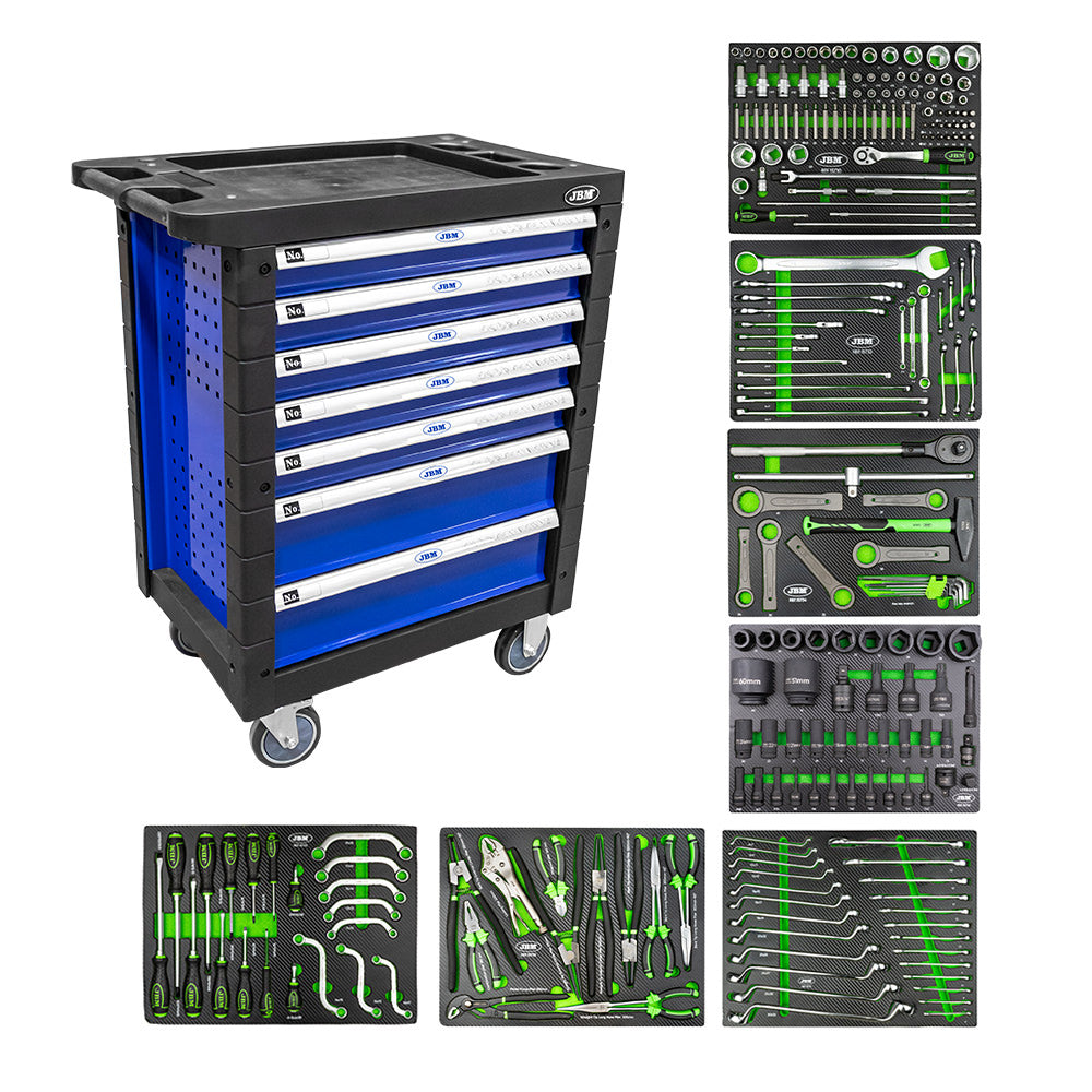 7 DRAWER TOOL CART BLUE - SPECIAL TRUCK