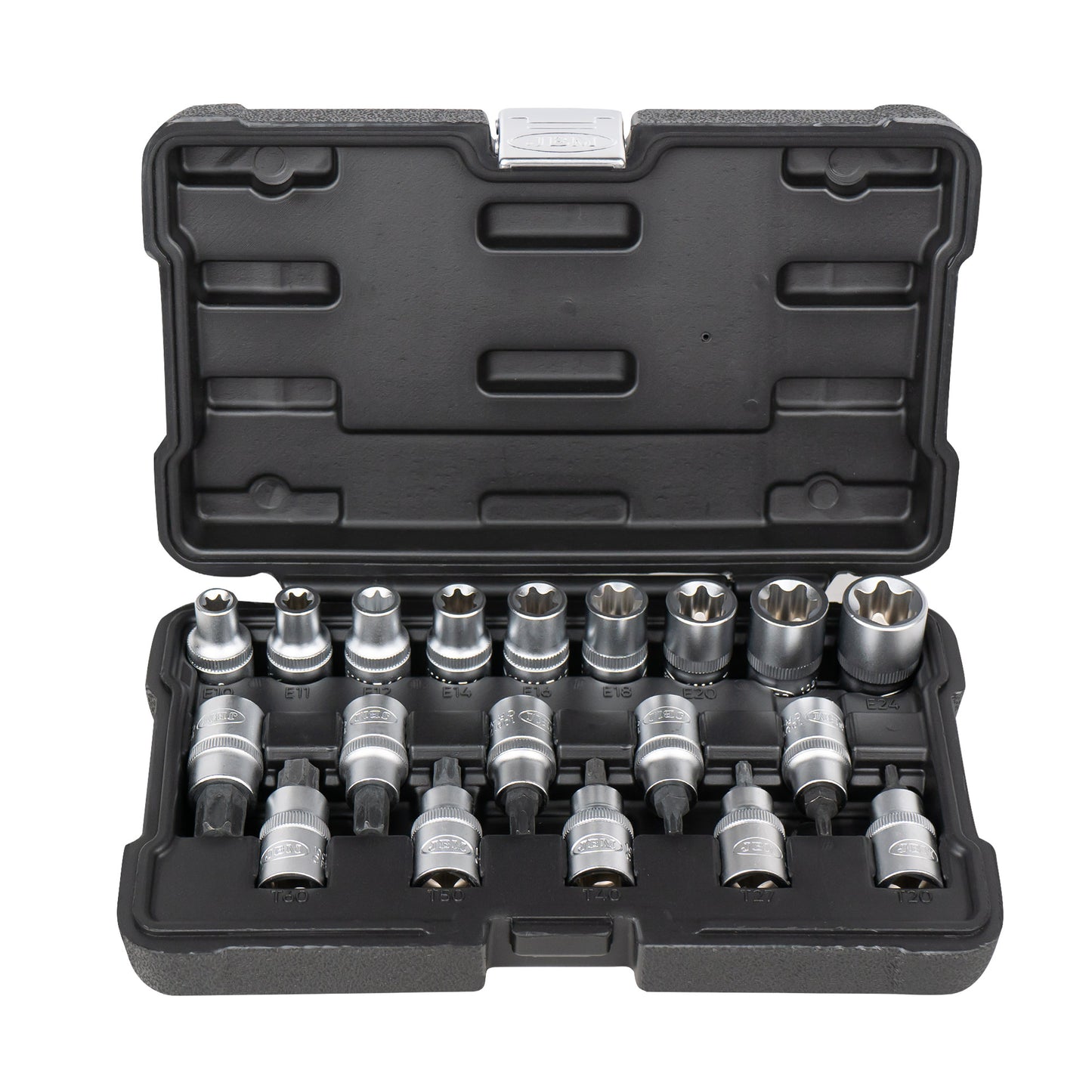 1/2" TORX SOCKET AND BIT SET 19 PIECES