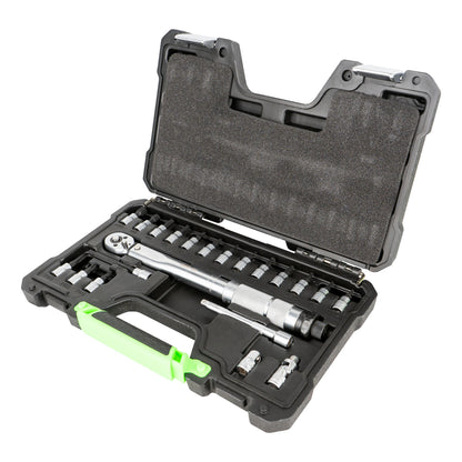 21 PIECE TOOL KIT WITH 1/4" TORQUE WRENCH