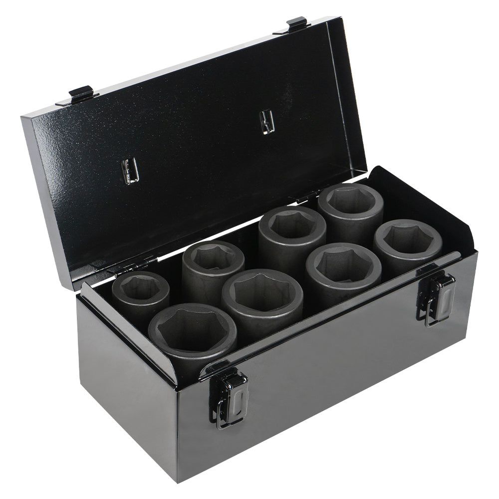 SET DE 8 VASOS DE IMPACTO DE 1" LARGOS