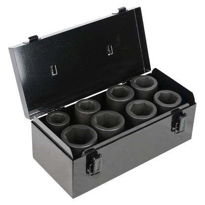 SET DE 8 VASOS DE IMPACTO DE 1" LARGOS