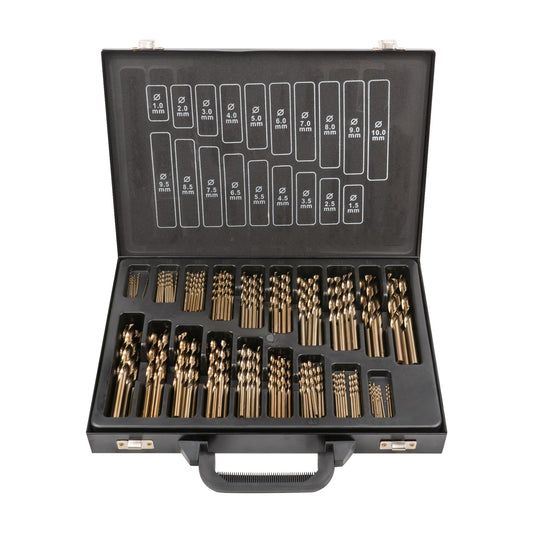 ESTUCHE DE BROCAS HELICOIDALES 1-10MM COBALTO