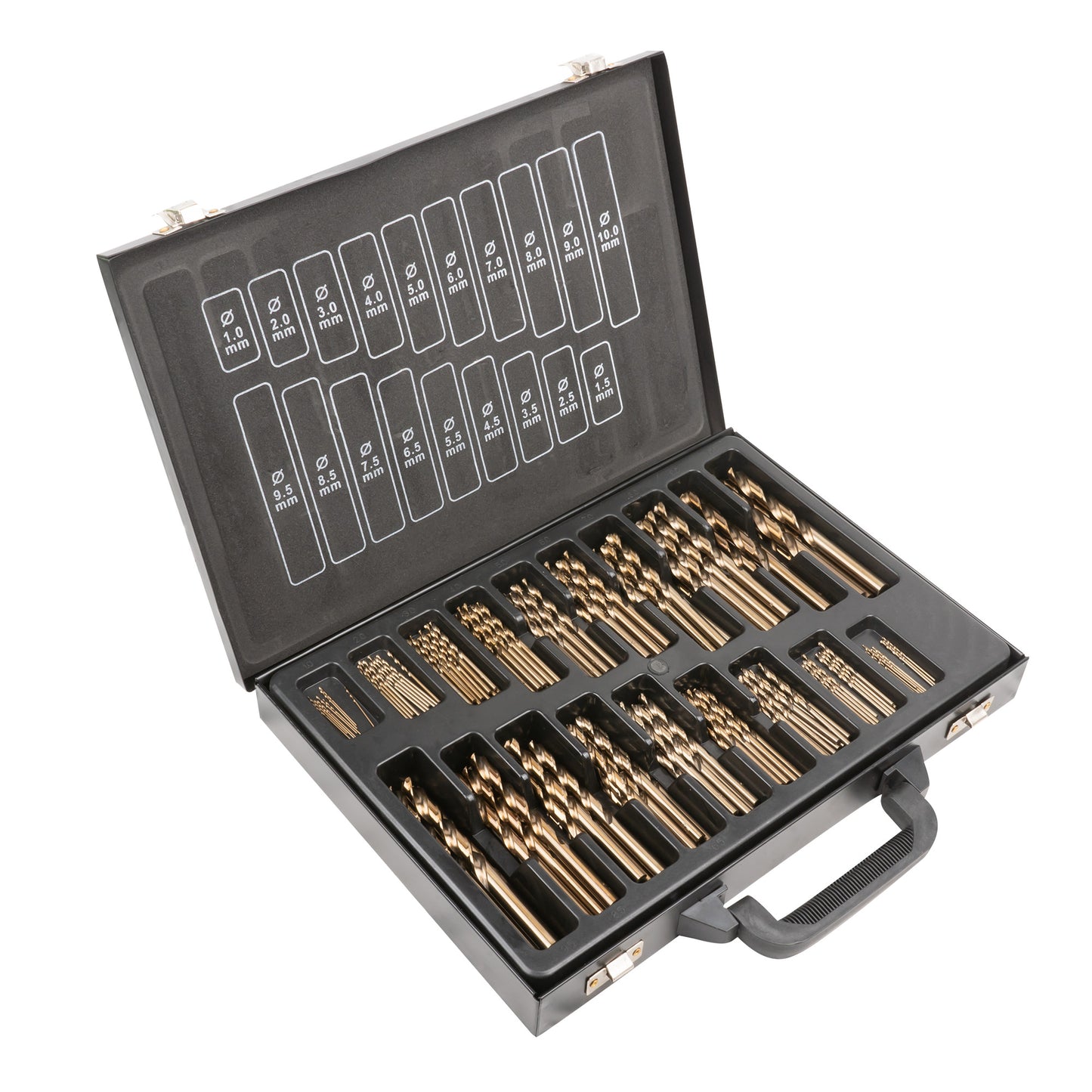 ESTUCHE DE BROCAS HELICOIDALES 1-10MM COBALTO