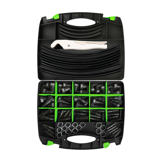 ESTUCHE DE CONECTORES Y TUBOS PARA COMBUSTIBLE 95PCS