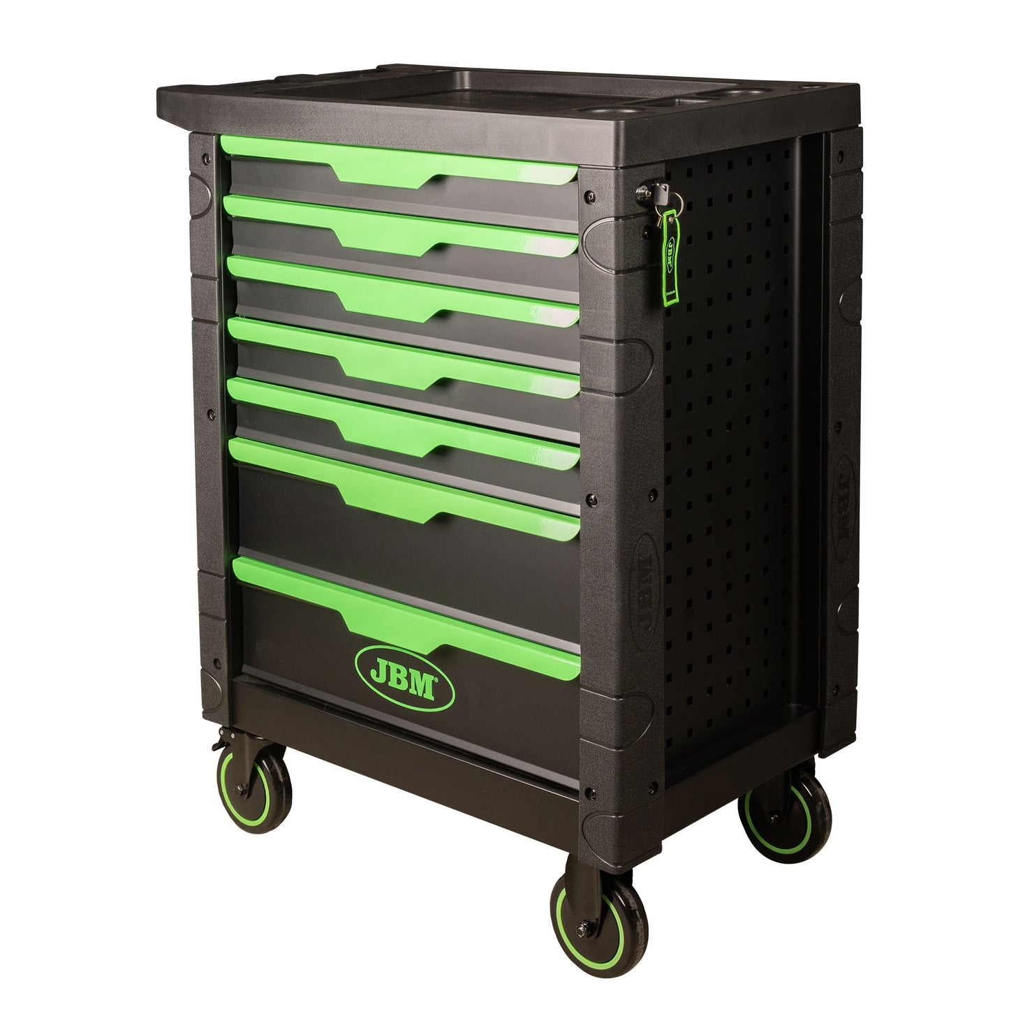 7 DRAWER TOOL CART GREEN EMPTY