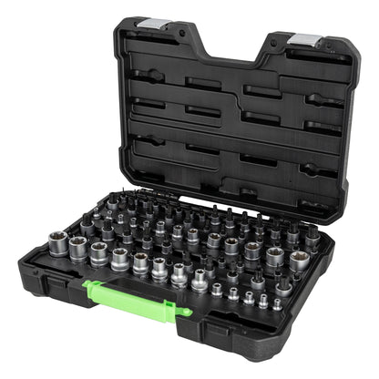 77 PIECE TORX / TORX PLUS SOCKET AND BIT CASE