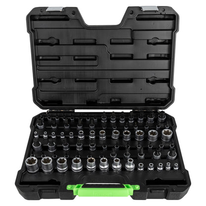 77 PIECE TORX / TORX PLUS SOCKET AND BIT CASE