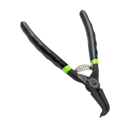 ALICATE SEEGER PARA EXTERIORES CON BOCA CURVA 7" 180MM