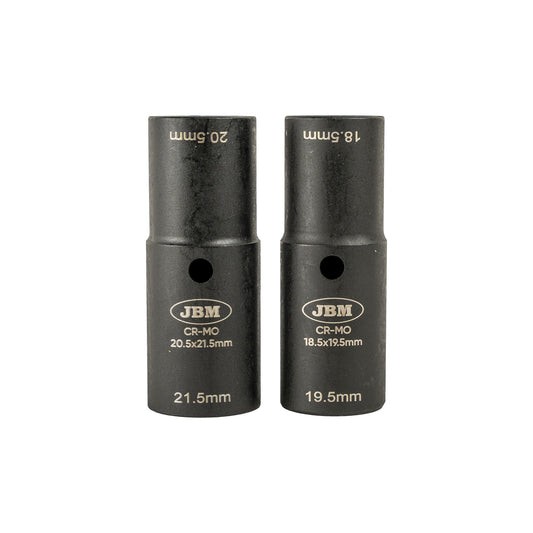 SET DE 2 VASOS DE IMPACTO 1/2" PARA  LLANTAS DE ALUMINIO DE FORD