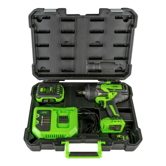 1/2" 1300NM BATTERY BRUSHLESS IMPACT GUN WITH CASE