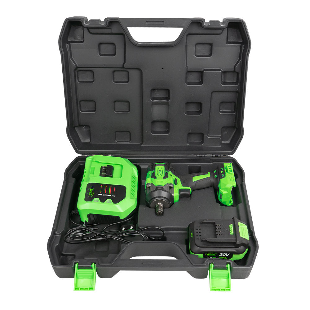 1/2" 800NM BATTERY BRUSHLESS IMPACT GUN WITH CASE