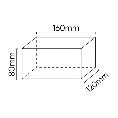 TACO DE GOMA PARA ELEVADOR 160X120X80MM