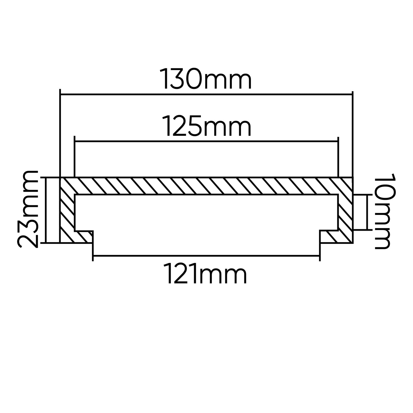 TACO DE GOMA PARA ELEVADOR RAVAGLIOLI/SIRIO/SPACE 130MM