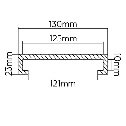 TACO DE GOMA PARA ELEVADOR RAVAGLIOLI/SIRIO/SPACE 130MM