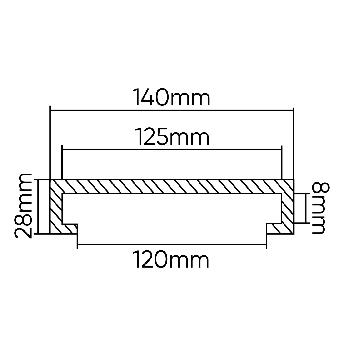 TACO DE GOMA PARA ELEVADOR TWIN BUSCH 140MM