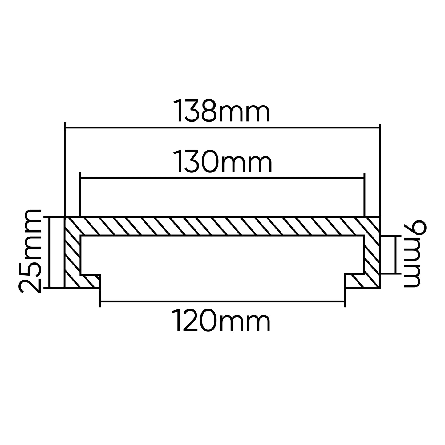 TACO DE GOMA PARA ELEVADOR CASCOS 138MM