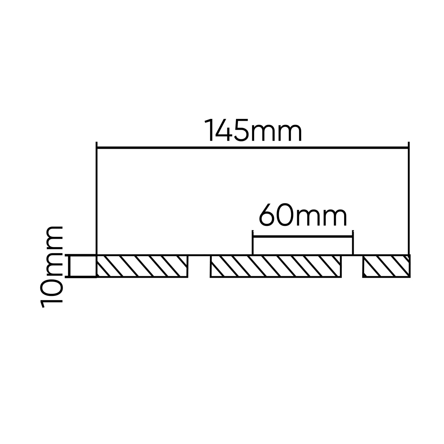 TACO DE GOMA PARA ELEVADOR ISTOBAL/VELYEN 145MM