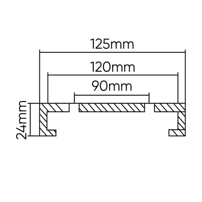 TACO DE GOMA PARA ELEVADOR NASSBAUM/AMI 125MM