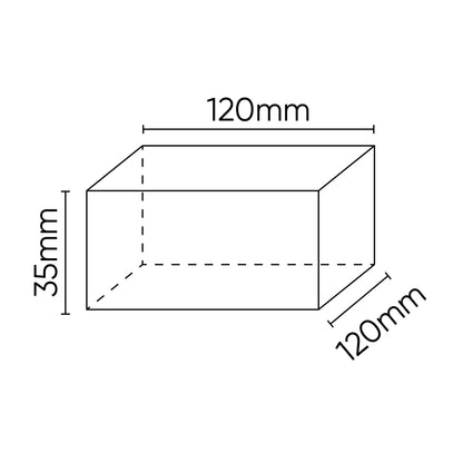 TACO DE GOMA PARA ELEVADOR 120X120X35