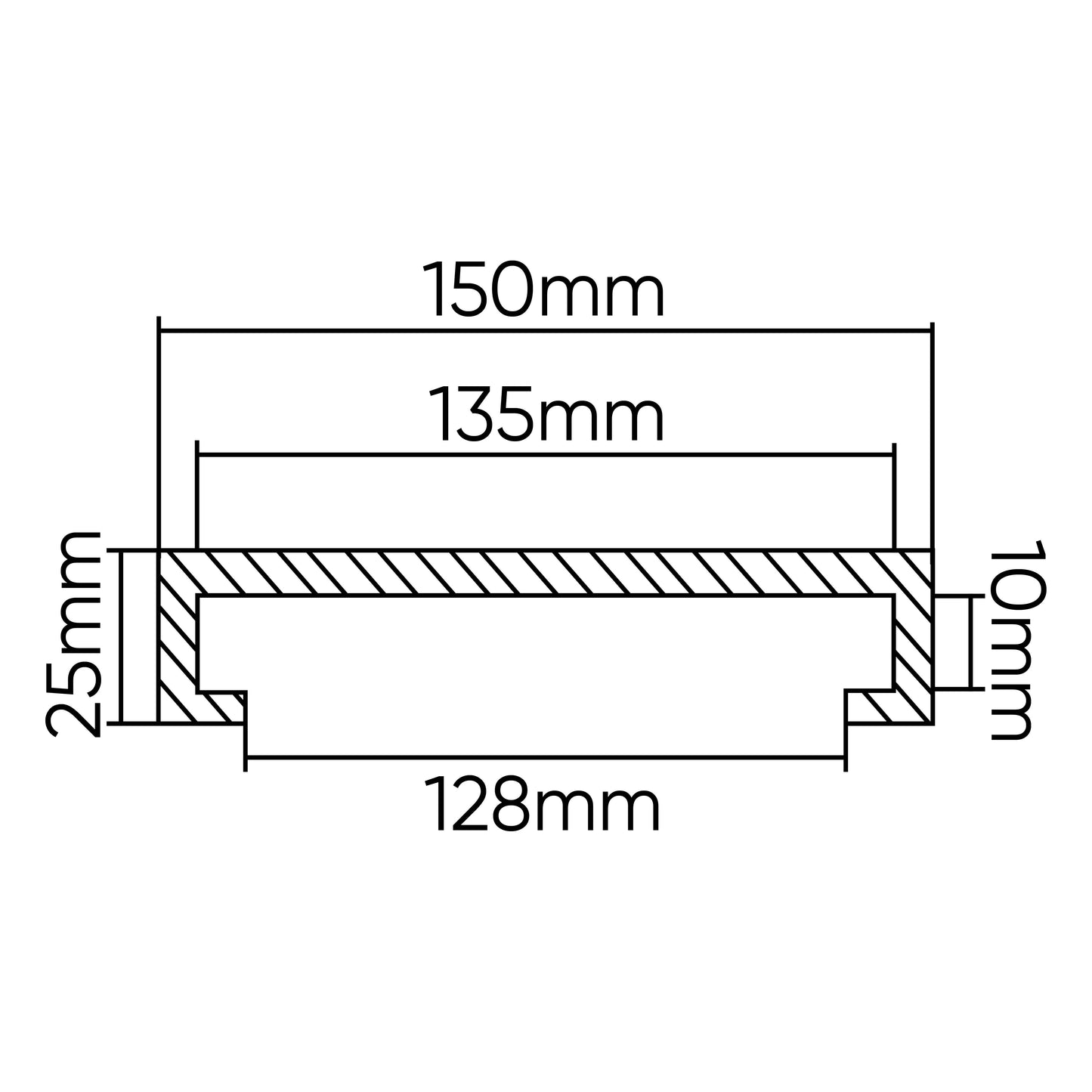 TACO DE GOMA PARA ELEVADOR RAVAGLIOLI 150MM