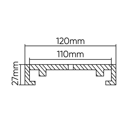 TACO DE GOMA PARA ELEVADOR RAVAGLIOLI 120MM