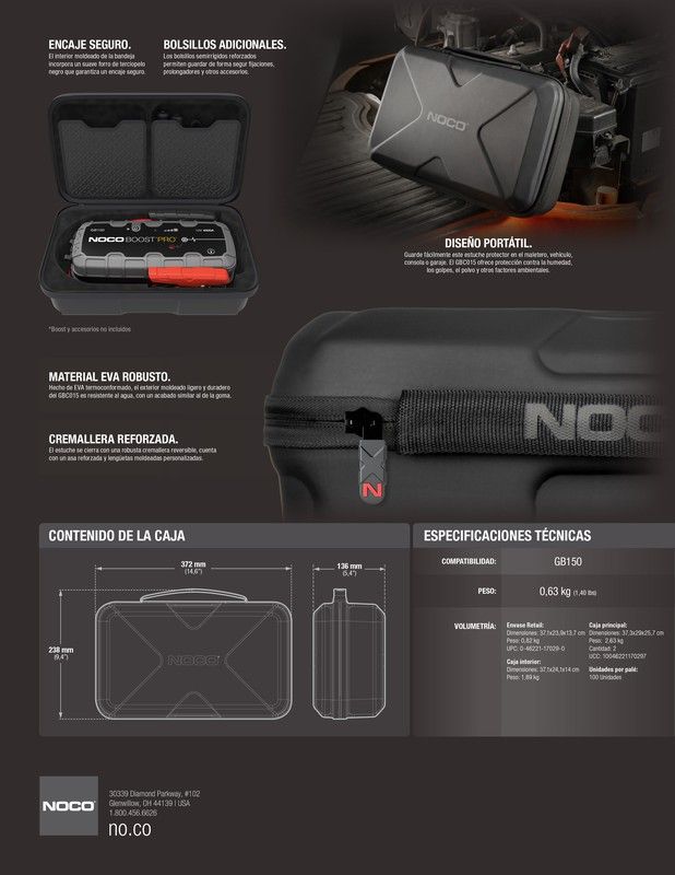 NOCO GBC015 - GB150 EVA Protection Case